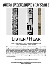 Listen/Hear series poster