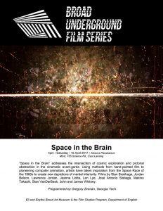 space in the brain series poster