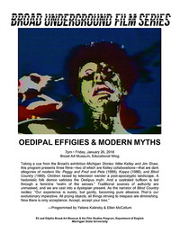 Oedipal effigies and modern myths poster