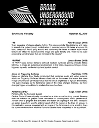 october series poster