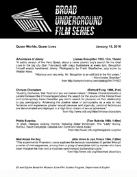 january series poster